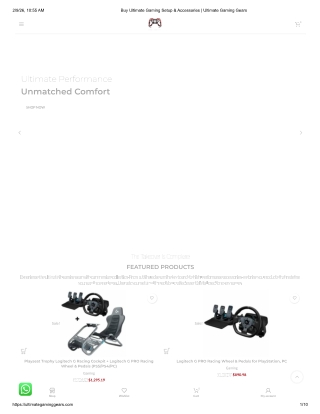 ultimate gaming gears - gaming accessories shop