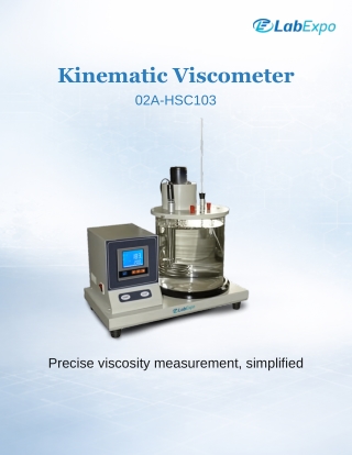 Kinematic Viscometer 52-KVM100 - automatic kinematic viscometer