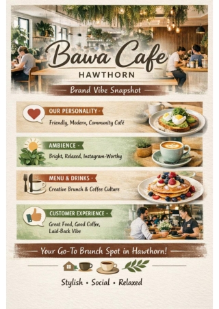 Brunch Café Richmond for Tasty Mornings | Bawa Cafe