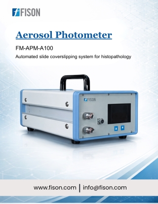 Aerosol Photometer FM-APM-A100 - HEPA Integrity Tester