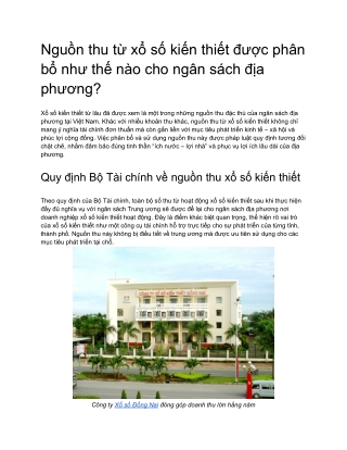 Nguon thu to xo so kien thiet