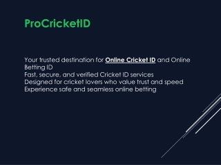 ProCricketID_Presentation