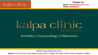 Best IVF Specialist in Bangalore | Kalpa Clinic