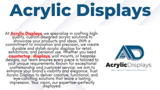 Acrylic Displays