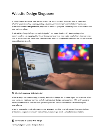 Website Design Singapore