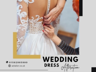 Wedding Dress alteration St Albans - A & Z Tailor