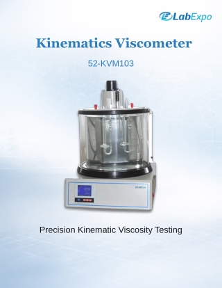 Kinematic Viscometer 52-KVM100 - automatic kinematic viscometer