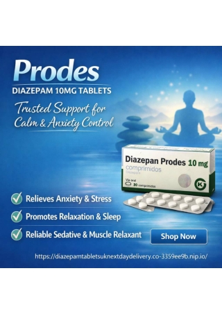 Prodes Diazepam 10mg Tablets Online Secure UK Delivery