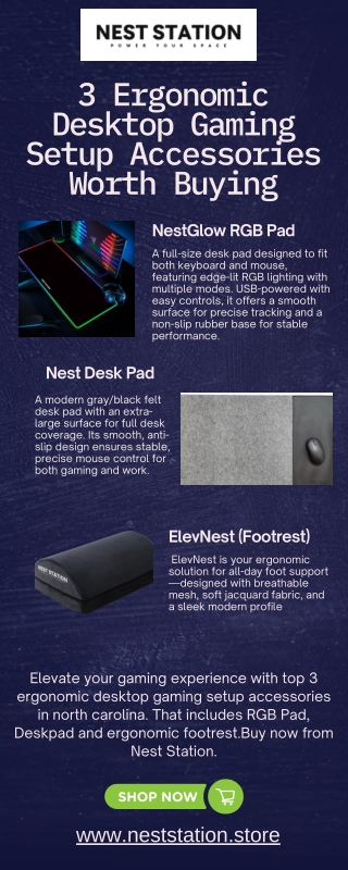 3 Ergonomic Desktop Gaming Setup Accessories Worth Buying Online