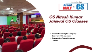 CS Nitesh Kumar Jaiswal CS Classes