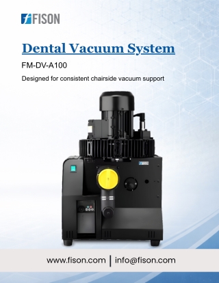 Dental Vacuum System FM-DV-A100 - Suction Dental Unit