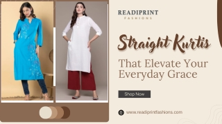 Straight Kurtis That Elevate Your Everyday Grace