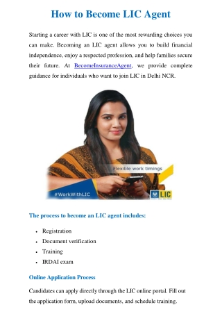 Become LIC Agent Online – Easy Application & Expert Support