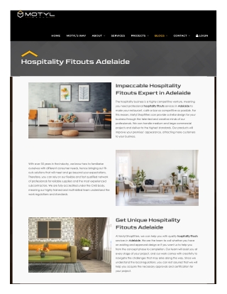 Hospitality Fitouts Adelaide