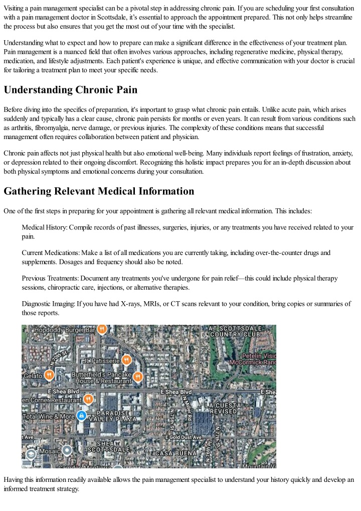 PPT - How To Prepare For Your First Consultation With A pain management ...