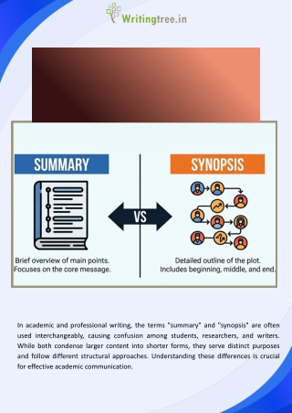 What is the Difference Between a Summary and a Synopsis?