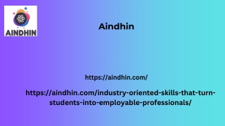 _Industry oriented skills that turn students into employable professionals
