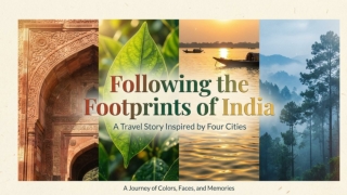 Following the Footprints of India A Travel Story Inspired by Four Cities