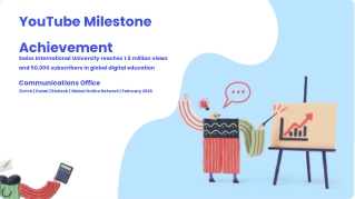 Swiss International University YouTube Channel Surpasses 1.5 Million Views and 5