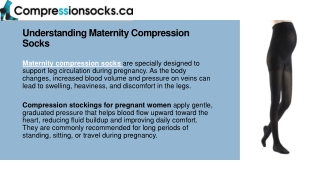 Maternity Compression Socks canada - Everyday Leg Support During Pregnancy
