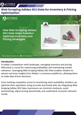 web scraping adidas sku data for inventory pricing