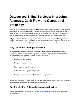 Outsourced Billing Services_ Improving Accuracy, Cash Flow and Operational Efficiency
