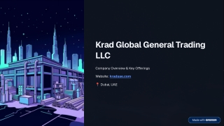 Krad Global General Trading LLC – Industrial & Engineering Solutions Supplier in