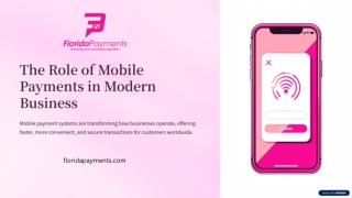 The Role of Mobile Payments in Modern Business