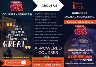 Digital Marketing Course in Ghaziabad by iConnect Digital Marketing