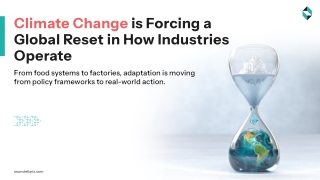 Climate Change is Forcing a Global Reset in How Industries Operate