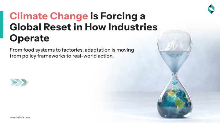 PPT - Climate Change is Forcing a Global Reset in How Industries ...
