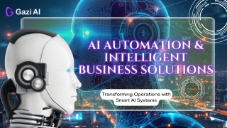 AI Automation & Intelligent Business Solutions