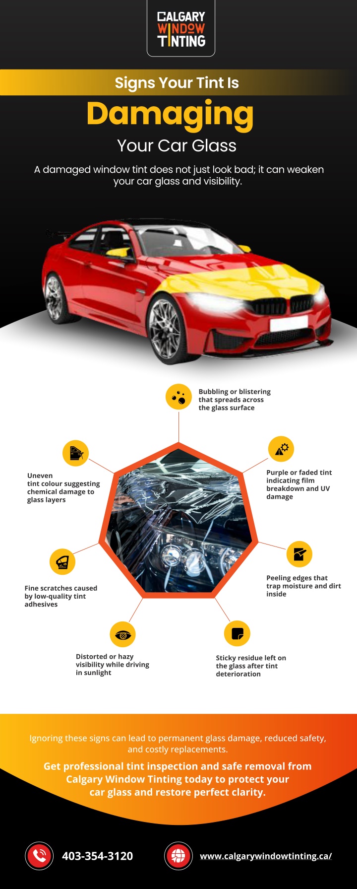 PPT - Signs Your Tint Is Damaging Your Car Glass PowerPoint ...