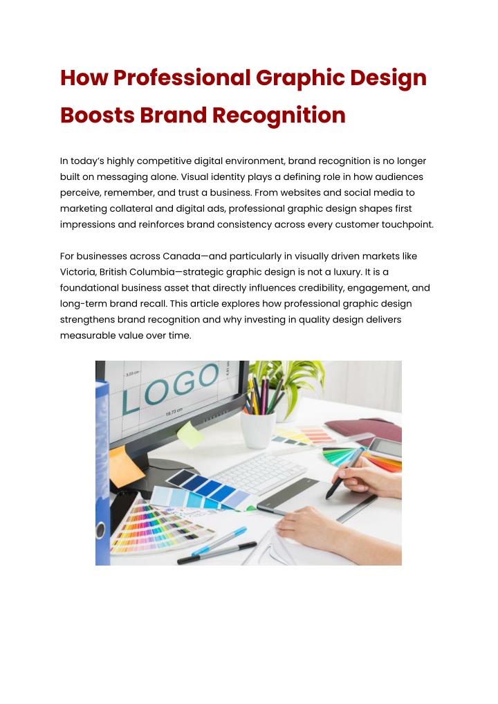 PPT - How Professional Graphic Design Boosts Brand Recognition ...