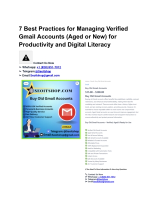 7 Best Sites to Buy Verified Gmail Accounts (Aged or New) ... (9)