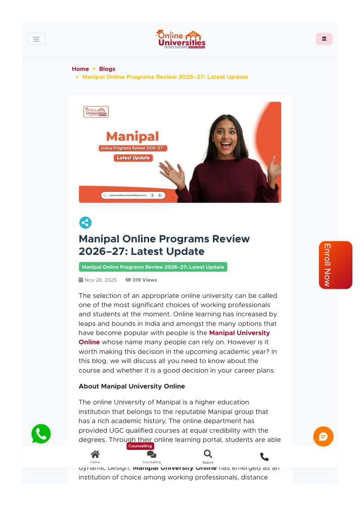 PPT - Manipal University Online Programs Review 2026-27: Is It Worth It ...