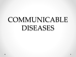 communicable diseases