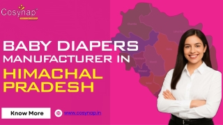 Baby Diapers Manufacturer In Himachal Pradesh