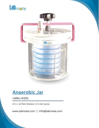 Anaerobic Jar LMAJ-B101  - Sealed Anaerobic Jar