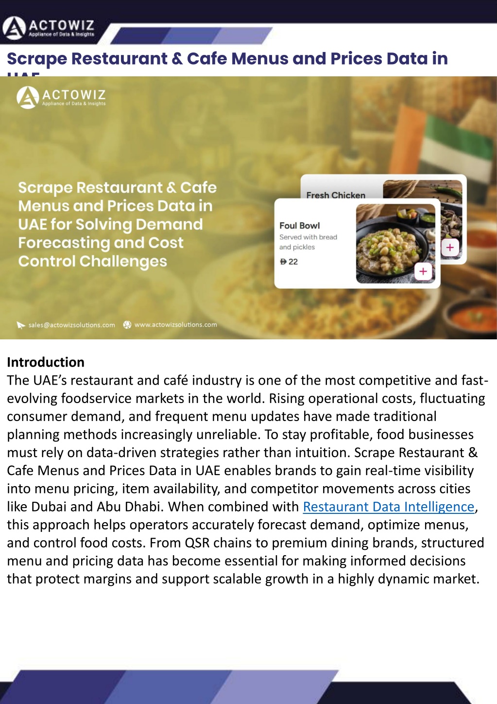 Menu Cafe Rspi PPT - Scrape Restaurant & Cafe Menus and Prices Data in UAE PowerPoint ...