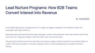 Lead-Nurture-Programs-How-B2B-Teams-Convert-Interest-into-Revenue