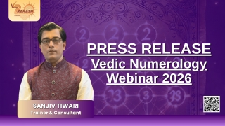 Vedic Prakash- PPT- Press Release Vedic Numerology Webinar 2026