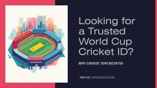 Looking for a Trusted World Cup Cricket ID Why Choose TopCricketID (1)