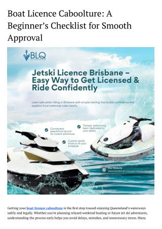 Cheapest Boat Licence Brisbane – Affordable, Fast & Trusted Training