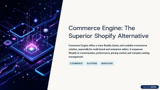 Best Alternative to Shopify in India — CommercEngine eCommerce Platform