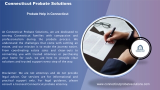 Executor Selling Estate Property in Connecticut