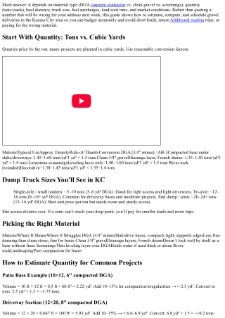How Much Does a Dump Truck Load of Gravel Cost?
