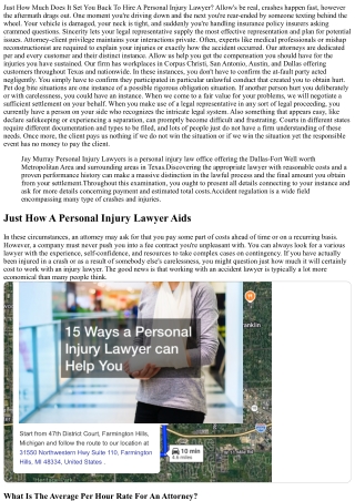 Just How Much Does An Accident Lawyer Expense In Dallas, Tx?