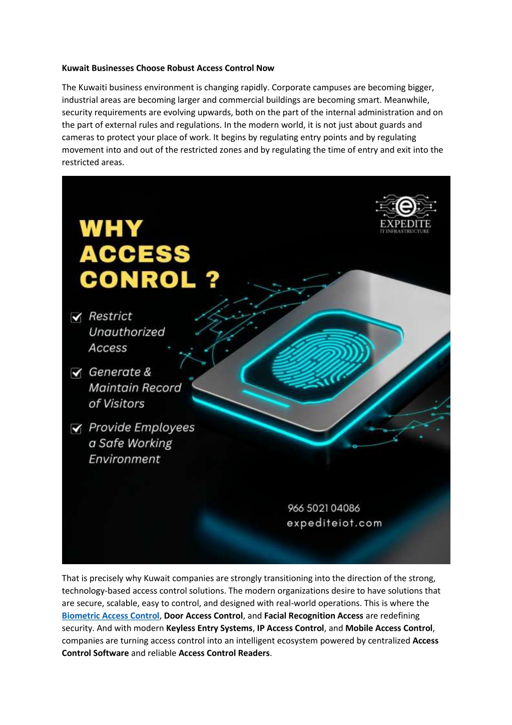PPT - Kuwait Businesses Choose Robust Access Control Now PowerPoint ...