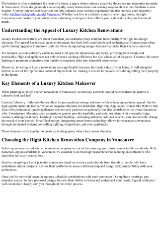 PPT - Revitalize Your Space with a Stunning Luxury Kitchen Makeover in ...